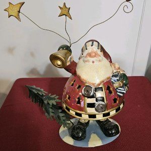Christmas Chumpy Santa Votive Candle Holder